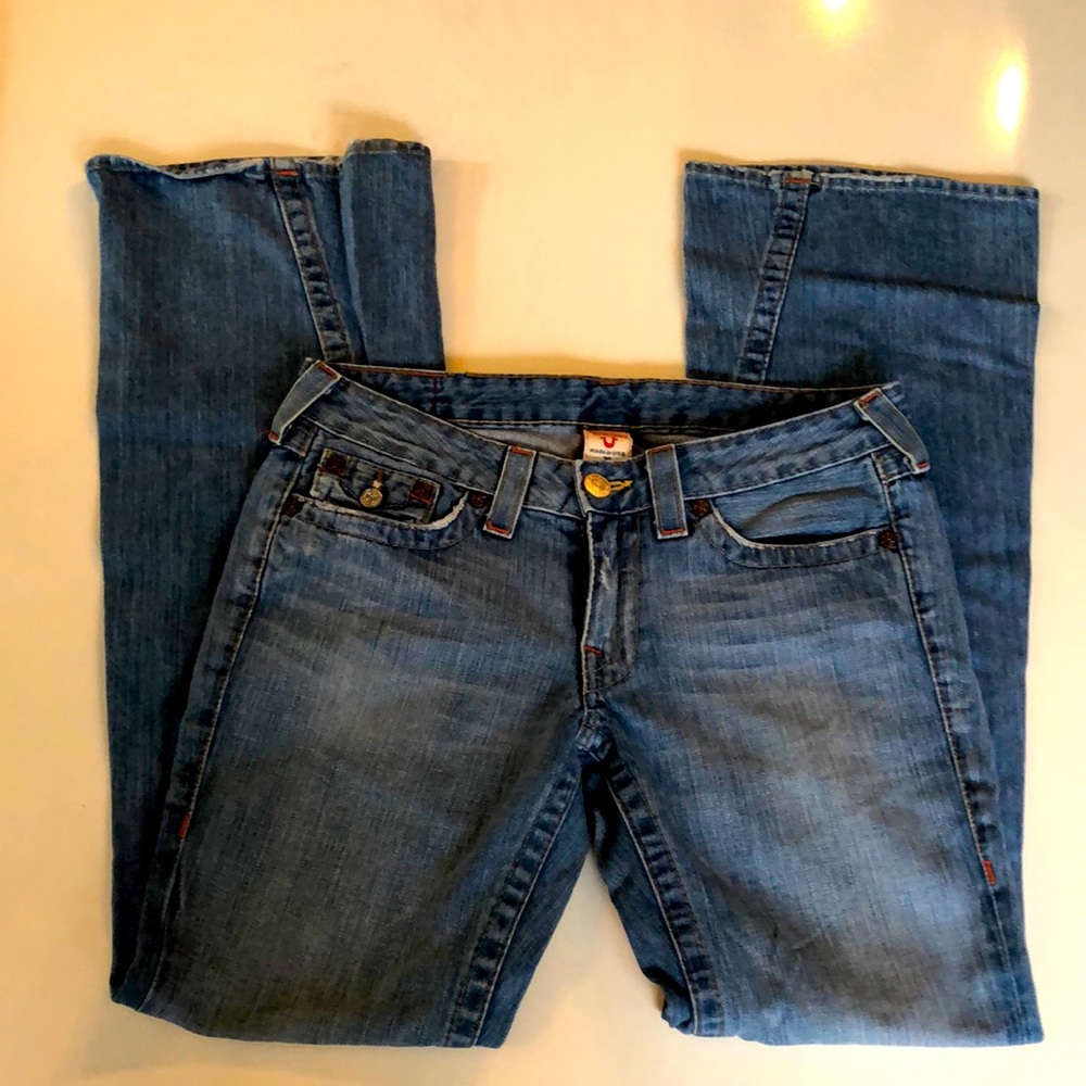 Super rocker Premium Denim True Religion Vintage early 2000’s. Joey Jeans.